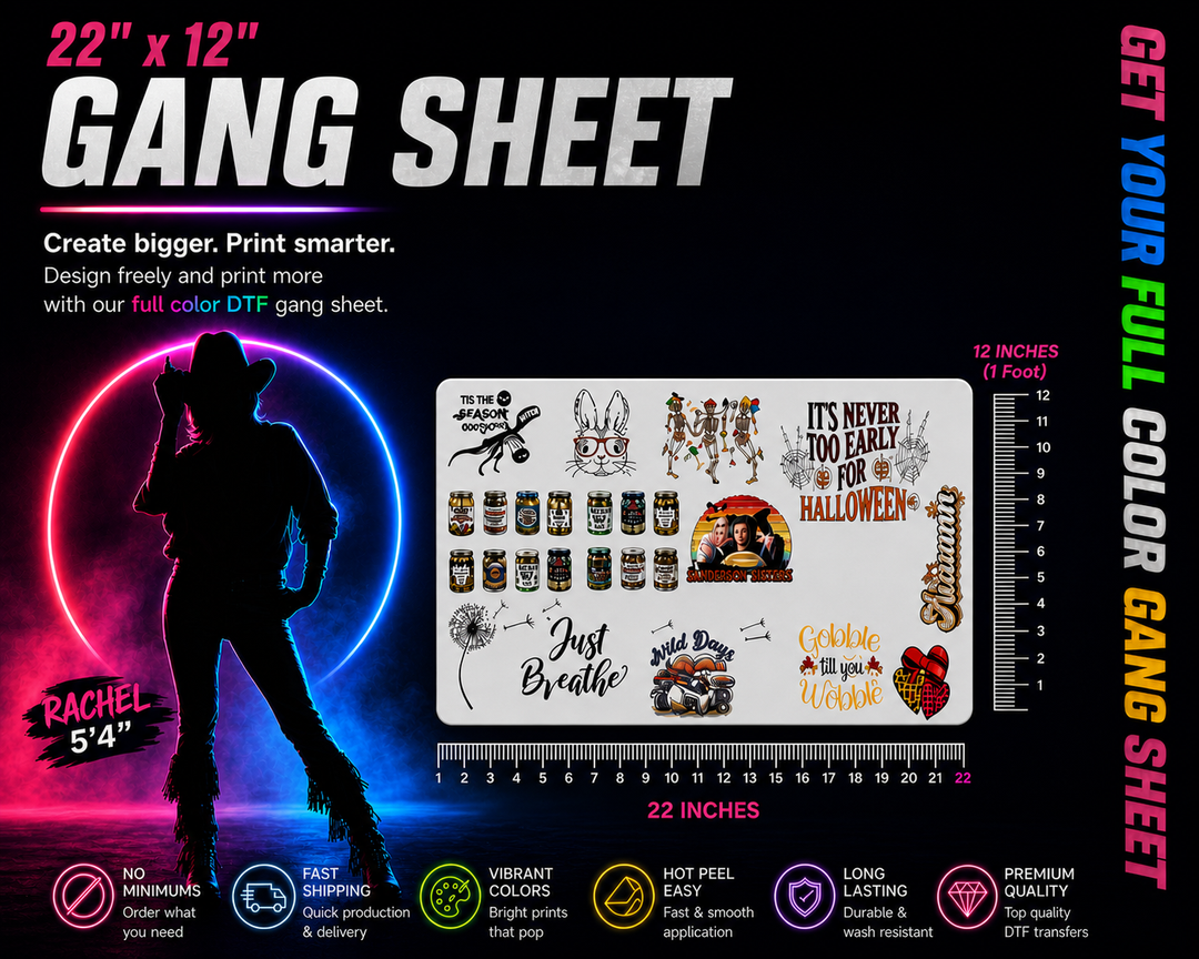Create UV DTF Sheet