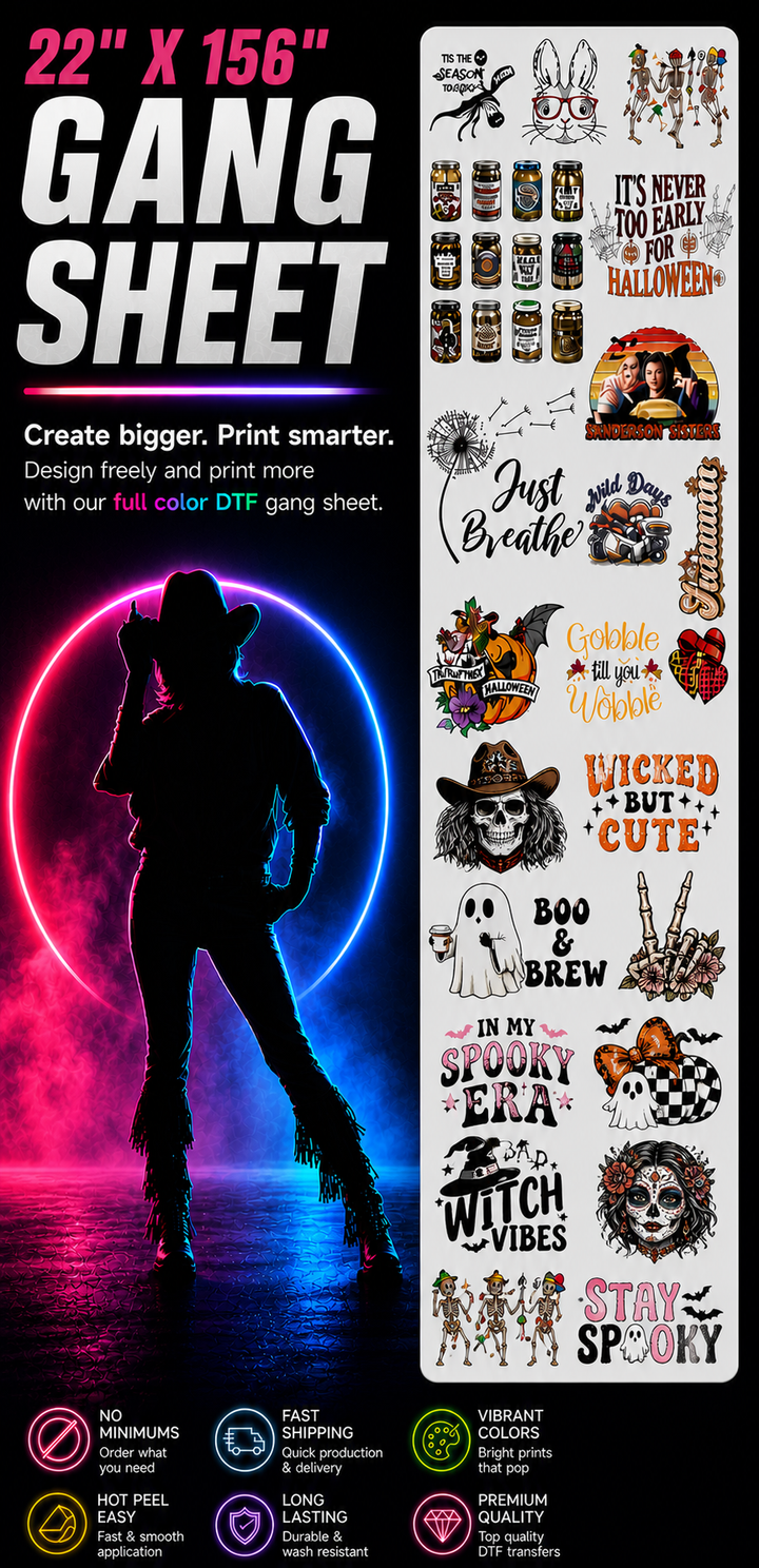 Create Your Custom Gang Sheet