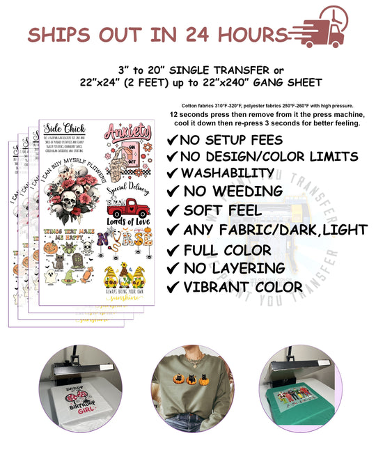 Create Your Custom Gang Sheet