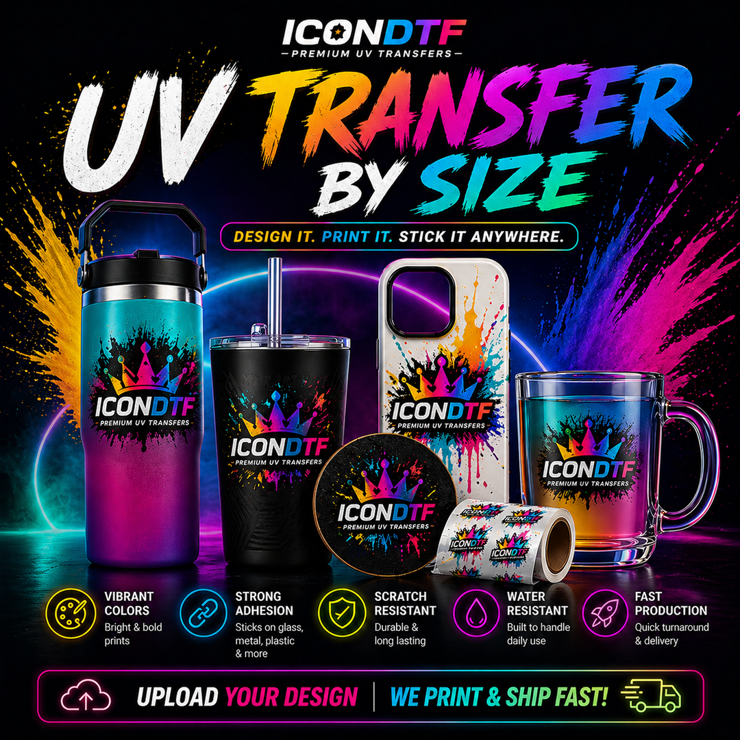 Custom Sticker Transfer By Size