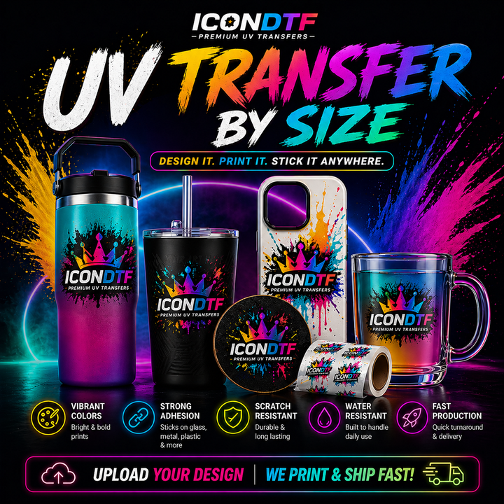 Custom Sticker Transfer By Size